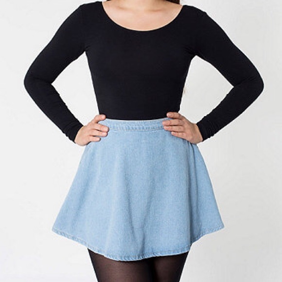 American Apparel Denim Skirt - Picture 6 of 6